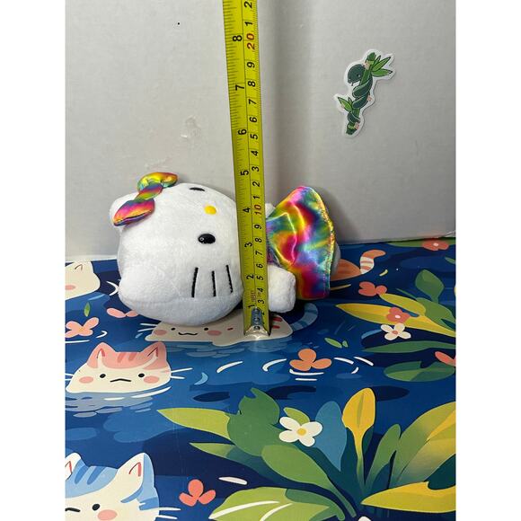 Ty Hello Kitty Rainbow Dress Beanie Buddy Plush Stuffed Animal Doll Sanrio 2013 - Picture 4 of 12